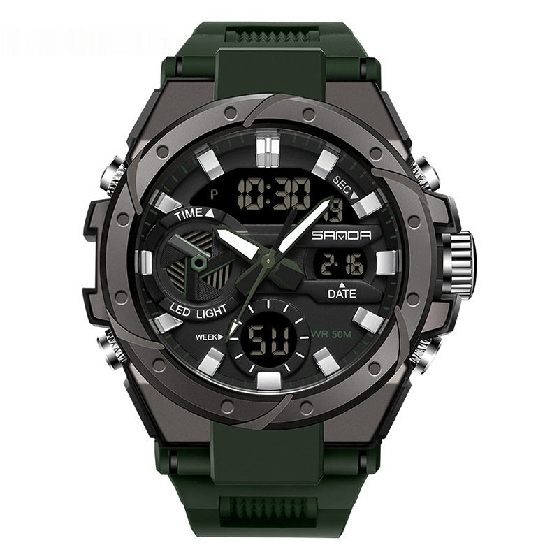 Multifunctional Outdoor Luminous Waterproof Electronic Watch