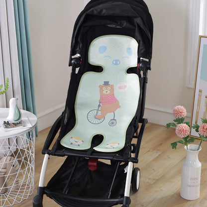 Summer Stroller Cooling Pad 3D Air Mesh Breathable Stroller Mat Mattress Latex Baby Car Seat Cover Cushion