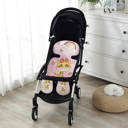 Summer Stroller Cooling Pad 3D Air Mesh Breathable Stroller Mat Mattress Latex Baby Car Seat Cover Cushion