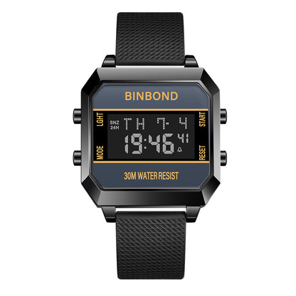 Stylish And Versatile Student Sports Waterproof Men's Electronic Watch