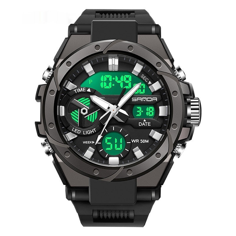 Multifunctional Outdoor Luminous Waterproof Electronic Watch