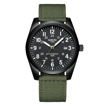 Lightweight Nylon Watchband Men's Watch