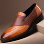 Plus Size Men's British Business Dress Leather Shoes