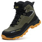 Anti-smashing And Anti-penetration Mountaineering Wear-resistant Waterproof Construction Site Safety Shoes