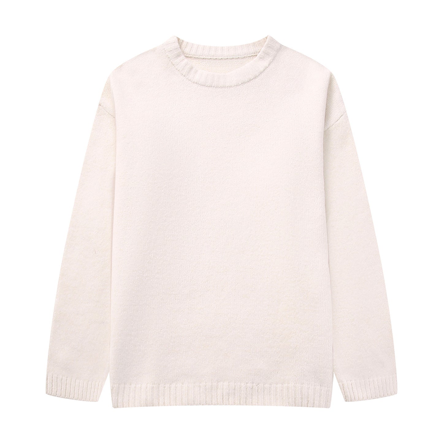 Autumn New European And American Style Round Neck Pullover Sweater