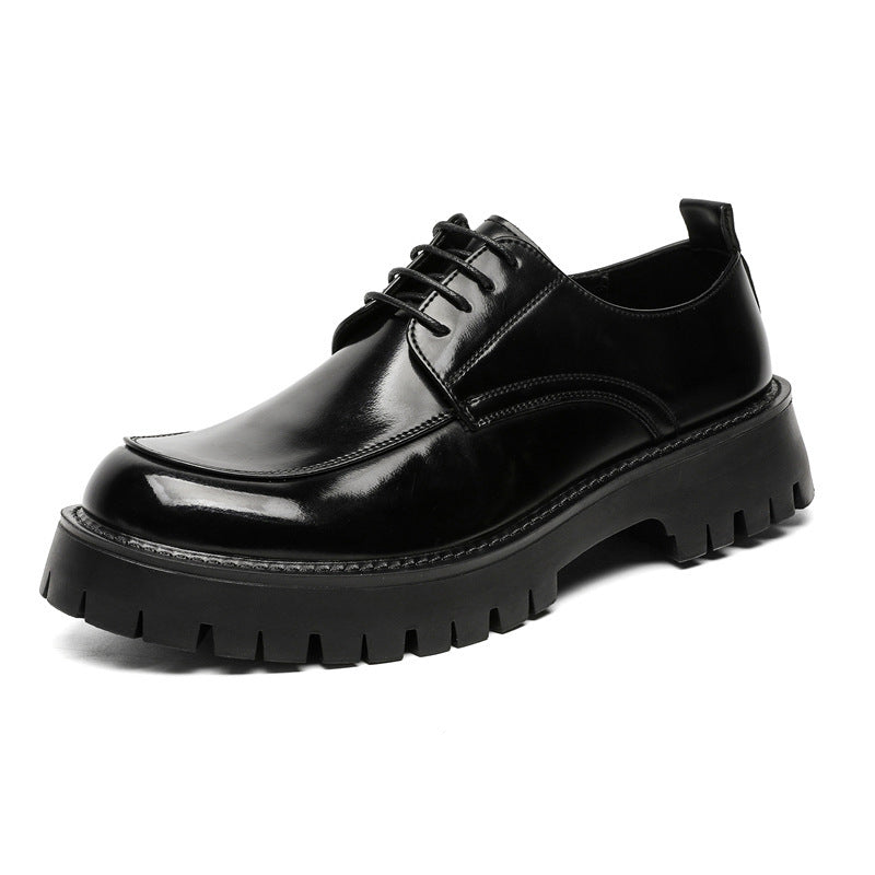 Men's Thick-soled Height-increasing Casual Leather Shoes