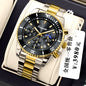 Three-eye Men's Luminous Waterproof Watch