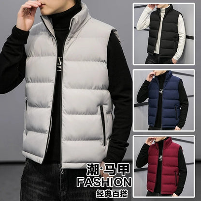 Autumn And Winter Leisure Warm Sleeveless Jacket