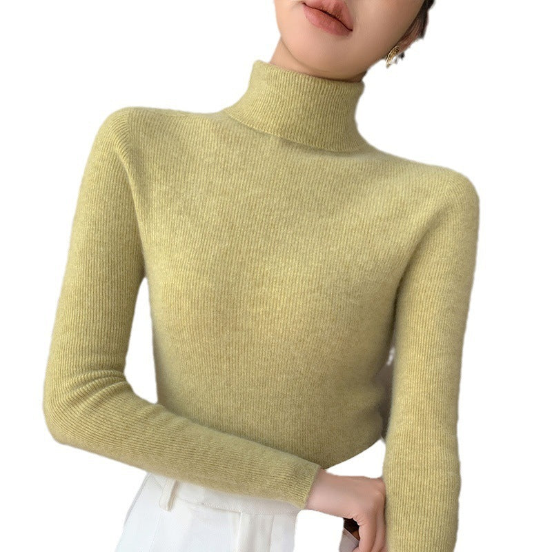 Autumn And Winter Pullover Inner Bottoming Shirt Tight Stretch Women's