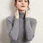 Women's Turtleneck Sweater Slim-fit Lapel Thickening Knitted Bottoming Shirt