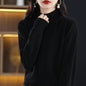 Loose Slimming Thickened New Wool Women's Half Turtleneck Knitted Sweater