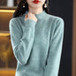 Loose Slimming Thickened New Wool Women's Half Turtleneck Knitted Sweater