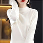 Loose Slimming Thickened New Wool Women's Half Turtleneck Knitted Sweater