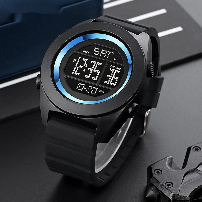 Outdoor Fashion Waterproof Multifunctional Sports Student Electronic Watch