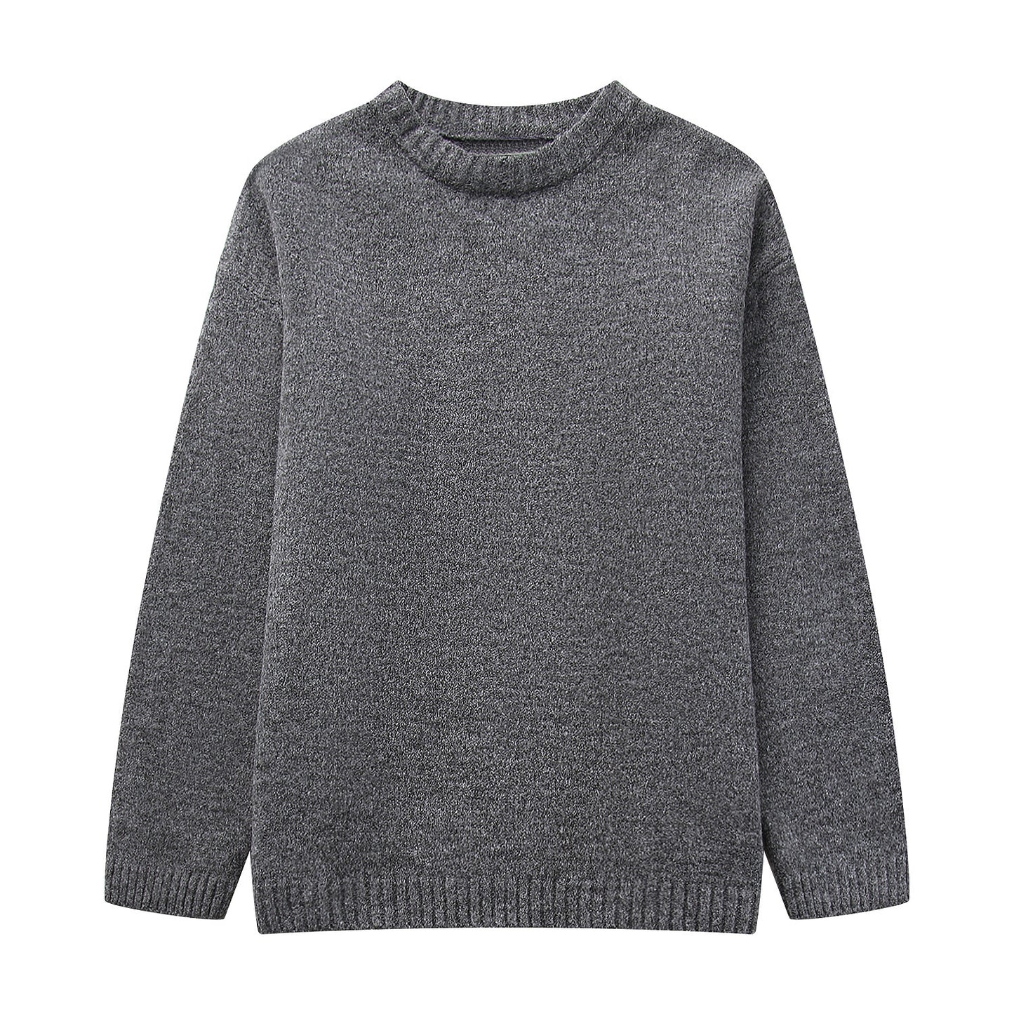 Autumn New European And American Style Round Neck Pullover Sweater